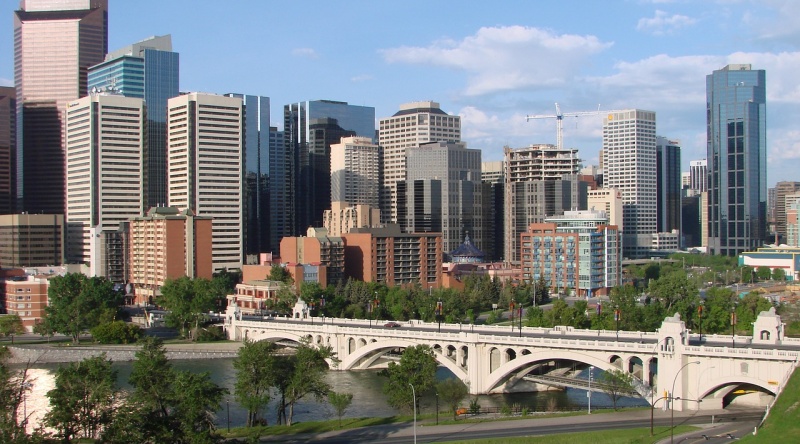 Panorama Calgary. fot. domena publiczna