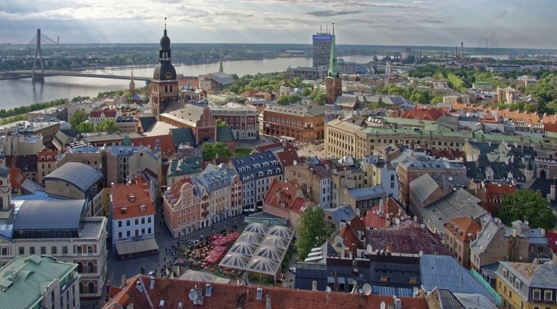 Ryga, stolica Łotwy. Fot. domena publiczna