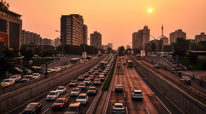Ruch uliczny w Pekinie. Fot. Pixabay