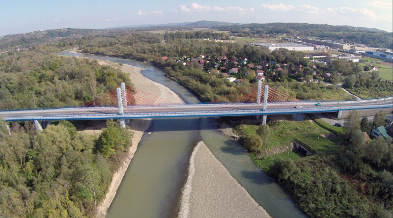 Most im. Grzegorza Stecha w Dobczycach. Fot. ZDW Kraków