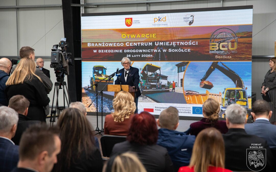 Otwarto Branżowe Centrum Umiejętności w dziedzinie drogownictwa w Sokółce